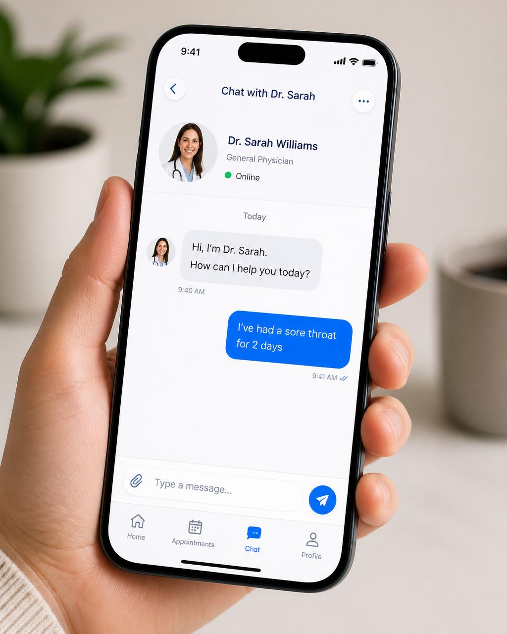 CirrusMD virtual care app — chat with a physician in under 60 seconds